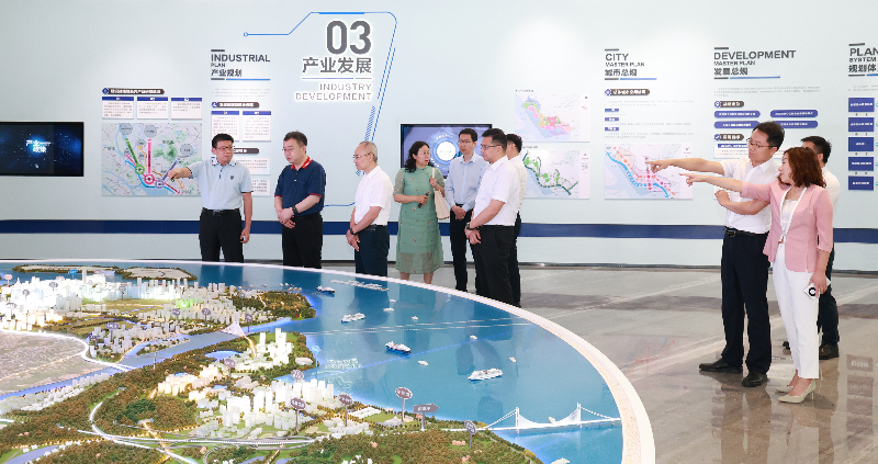 调研组首先参观了滨海湾新区展示中心，深入了解滨海湾新区的总体规划和发展蓝图.JPG