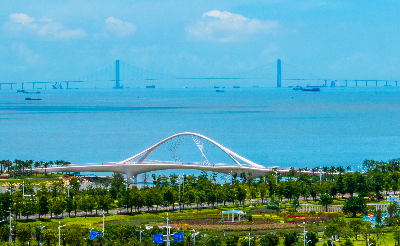 滨海湾龙涌桥“湾区之眸”与深中通道同框 (2).jpg
