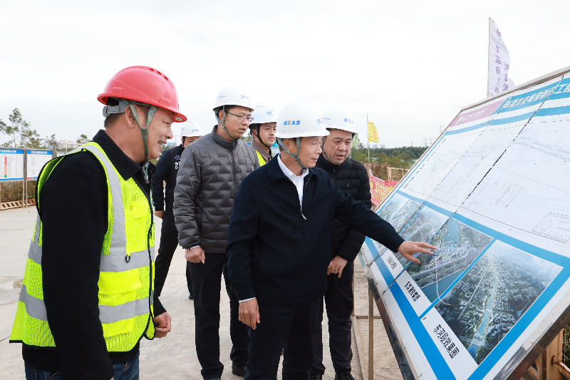 2025年2月7日，新河东泵闸项目工地，罗斌书记带队督导安全生产2K9A6204.JPG
