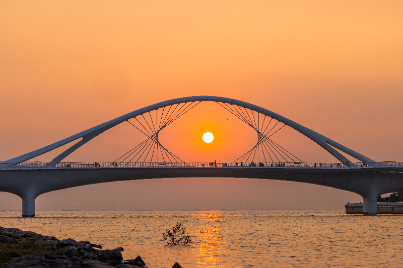 交通-慧眼桥-2026年-2026.01.27慧眼桥夕阳落日“湾区之眸”景观，黄生摄2K9A2677.jpg
